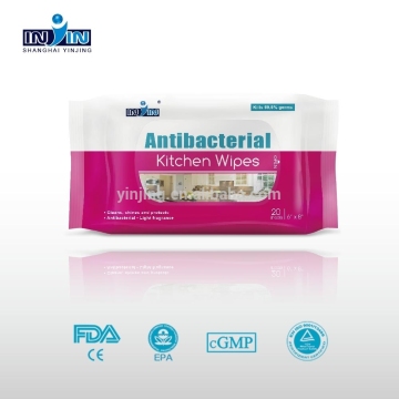 OEM antibacterial kitchen wipes OEM welcomed