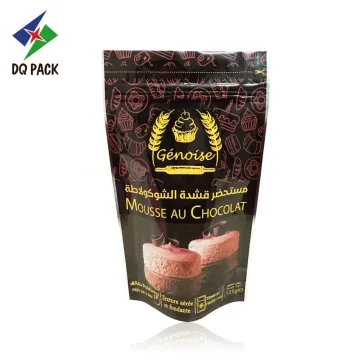 Plastic printed cream doypack pouch with ziplock