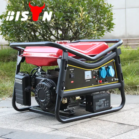 BISON(CHINA) Taizhou Factory 2.5kw Electric Gasoline Generator Portable Electric Gasoline Generator 168f-1