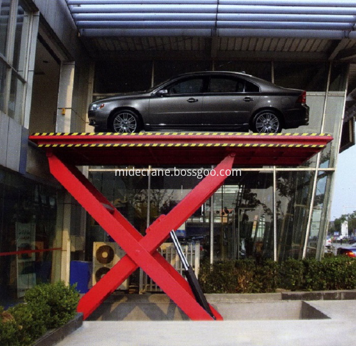 car parking scissor lift