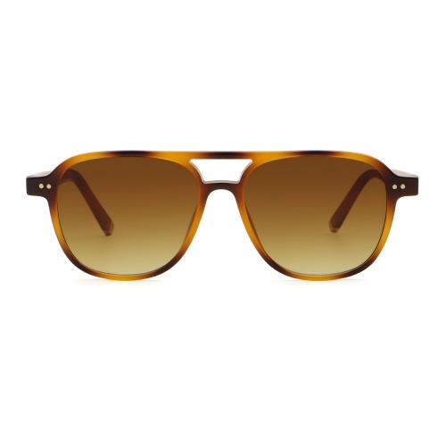 Retro Double Bridge Pilot Candy Sunglasses