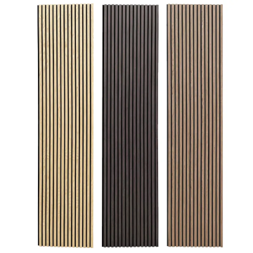 Wooden Slatted Sound Absorption MDF Panels for Interior Walls