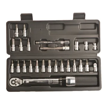 1/4\" 1-25Nm Adjustable Torque Wrench Bicycle Repair Tool Kit