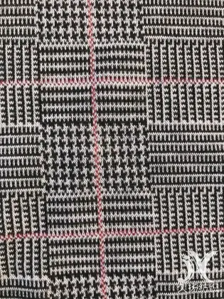 Yarn Dye Plaid Jacquard Knit