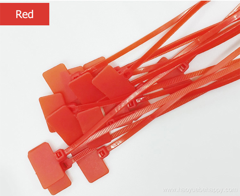 Nylon Cable Ties Tag Labels Plastic Loop Ties