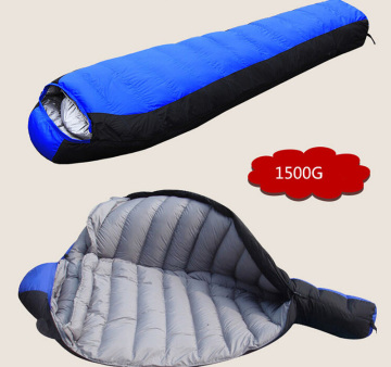 2016 Hot Selling 320T Waterproof Down Sleeping Bag with 1500g chinacoal10