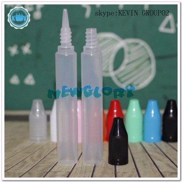 pen shape dropper bottles 15ml pen bottle for e liquid smoke oil with small childproof cap