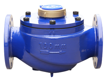 Cast large size rotor wet type water meter