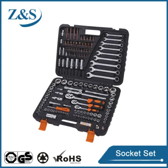 138 PCS ratchet handle chrome vanadium (cr-v )socket set