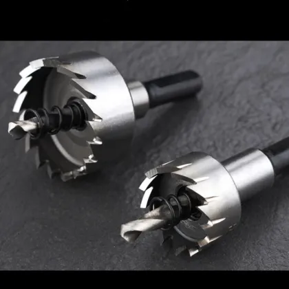 Non-slip Triangle Handle Hole Saw Drill Bits for Metal Drilling: HSS6542