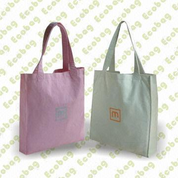 Cotton Canvas Shopping Bags, Customized Sizes, Logos and Colors are Accepted