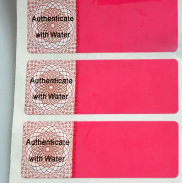 Good quality Non residue tamper evident VOID label