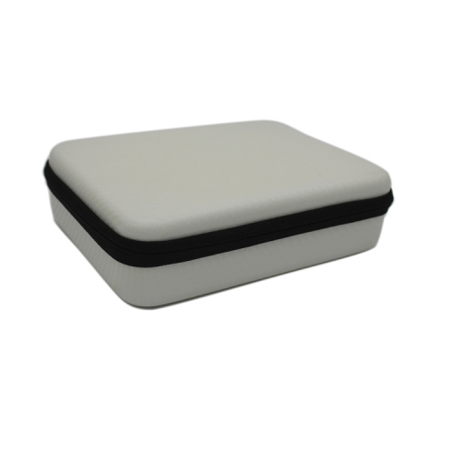 New promotion hard shell storage leather tool case