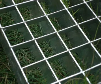Steel bar grating serrated design