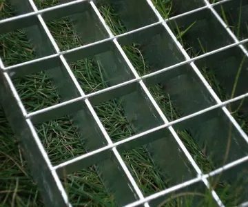 Steel bar grating serrated design