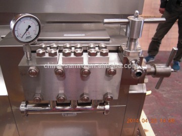 condensed milk high pressure homogenizer, max 200-700bar