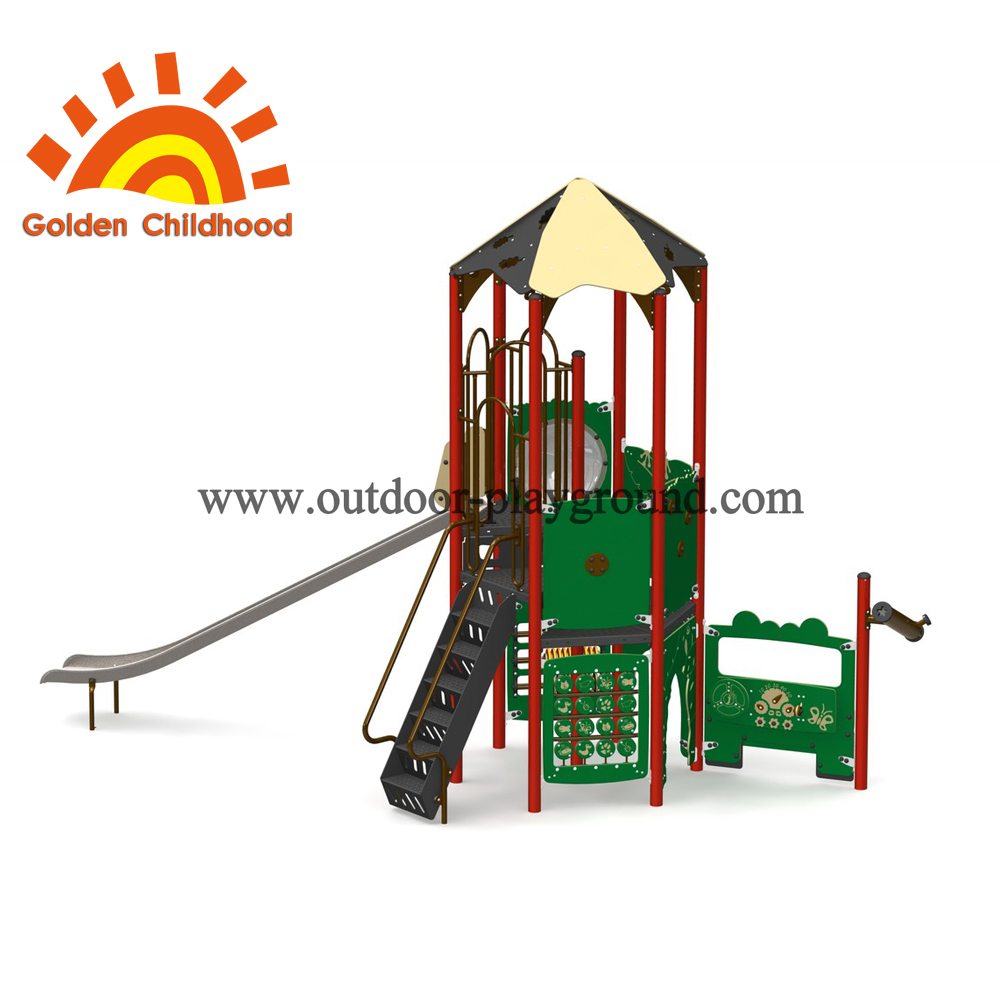 Playcar Tower Outdoor Playground Structure