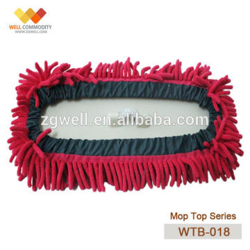 WTB-018 Microfiber cleaning flat mop top,mop cloth,steam chenille mop head,Cotton blended Mops,washable and repeatedly