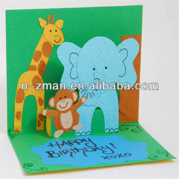 Printing 3d card,3d card,Paper 3d card