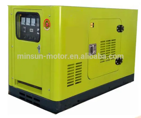 silent soundproof canopy type 15kw 18kva generator diesel