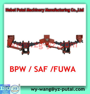 Parts-reversed Style Suspension for trailer truck
