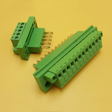 Through Wall Panel Mount Terminal Blocks 5.08mm Pitch 02P-24P