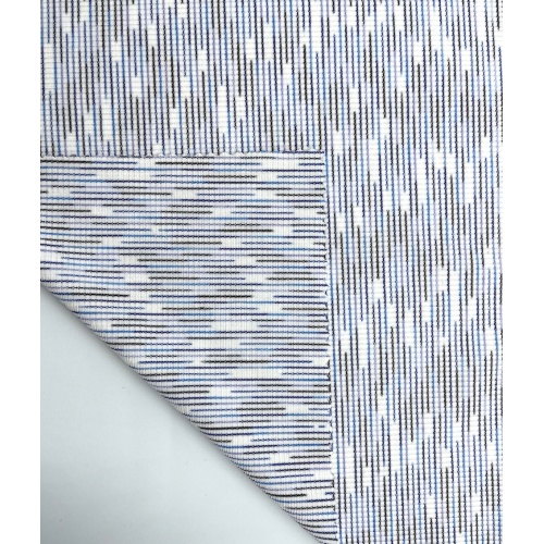 59% Polyester 36% Rayon 5% Spandex Rib Fabric