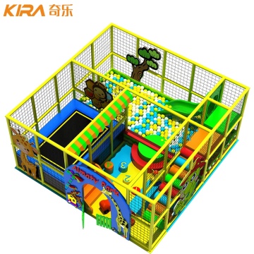 Непослушный замок: новый дизайн Kids Soft Play Indoor Playground Equipment с темой джунглей