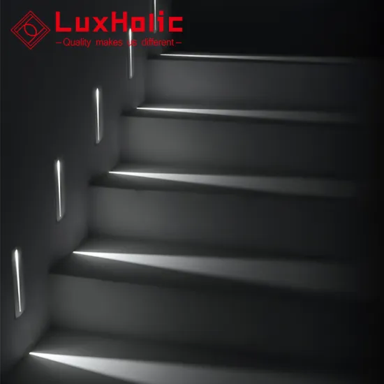 Indoor Smart Motion Sensor Plaster Side Foot Lamp - 3W Recessed LED Step Stair Wall Light