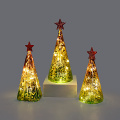 Decoración de la boda Árbol de navidad árbol de decoración de vidrio LED