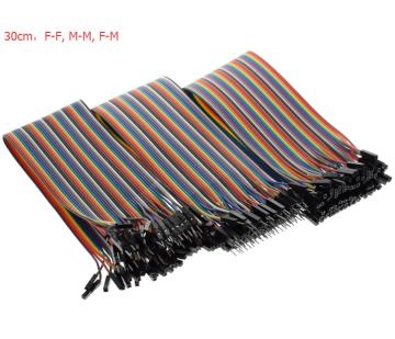 Female to Female, Male to Male, and Female to Male Jumper Wires 40pin 30cm