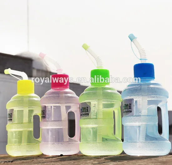 Social audit factory reusable plastic mini sports bottle with straw