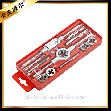 OK-tools 12Pcs Thread Cutting Tools Tap And Die Set,