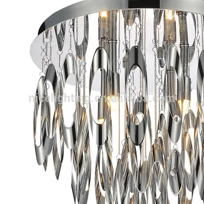 contemporary crystal ceiling lamp living room lighting
