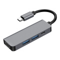 Interfaz Mutiports Convertidor 4-en-1 Hub USB tipo C