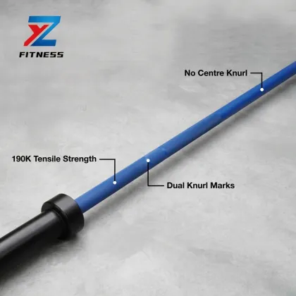 ZYFIT Olymp Straight Bar Weight Lifting Training Barbell