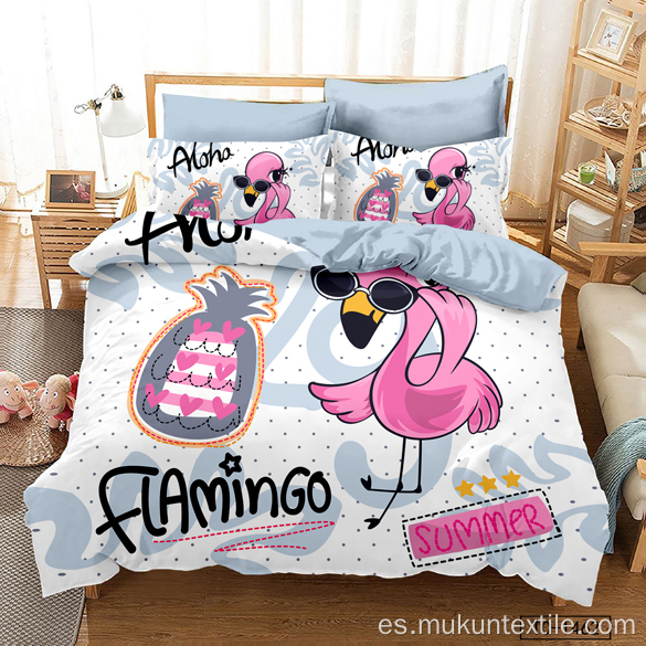 Dibujos animados Santa Claus Duvet Funda para el hogar