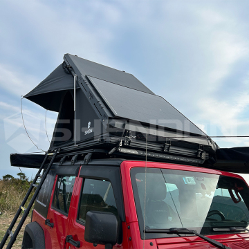 Sndn 3-4 orang Aluminium Clamshell Rooftop Tent