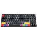 87 teclado de jogos mecânicos com fio