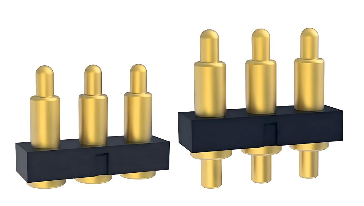 customized 3 pin magnetic pogo pin connector