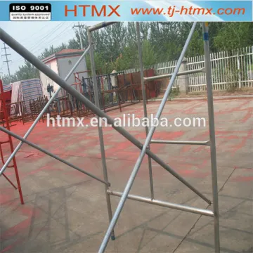 Q235 galvanized painted steel ladder system construction scaffolding for sale