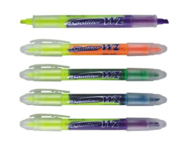 Double Side Liquid Fluorescent Highlighter Marker for Office Stationery