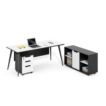 Modern Simple L-Shaped Eco-Friendly Office Desks for Managers