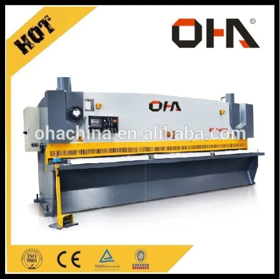 INT'L "OHA" Brand Hydraulic Shearing Machine QC12K-16x4000, aluminum sheet guillotine shearing machine
