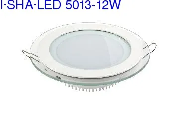 12W Glass  5630 led commercial panellight