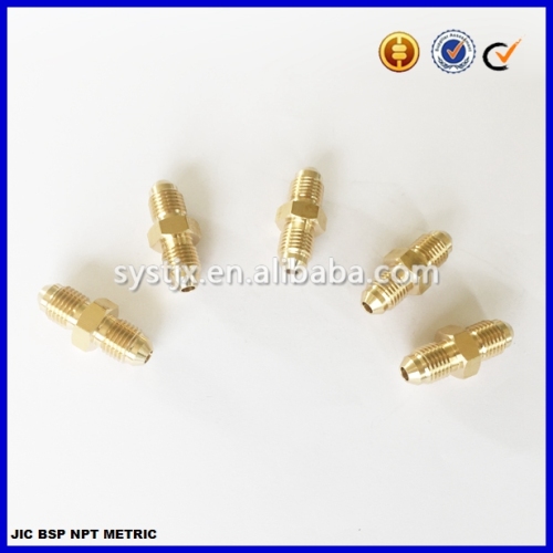 Npt Male Threaded Brass Nipple, High Quality Npt Male Threaded Brass