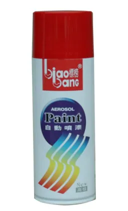 Red spray paint