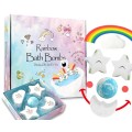 Badesalzkugel Geschenkbox Explosion Salz Regenbogen