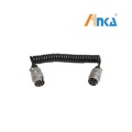 12V 7P trailer extension spring coil