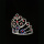 Red Blue Star Tiara Pageant Crown For Patriotic